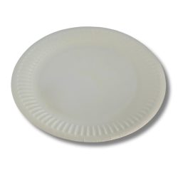 Papírtálca KEREK fehér 15 cm