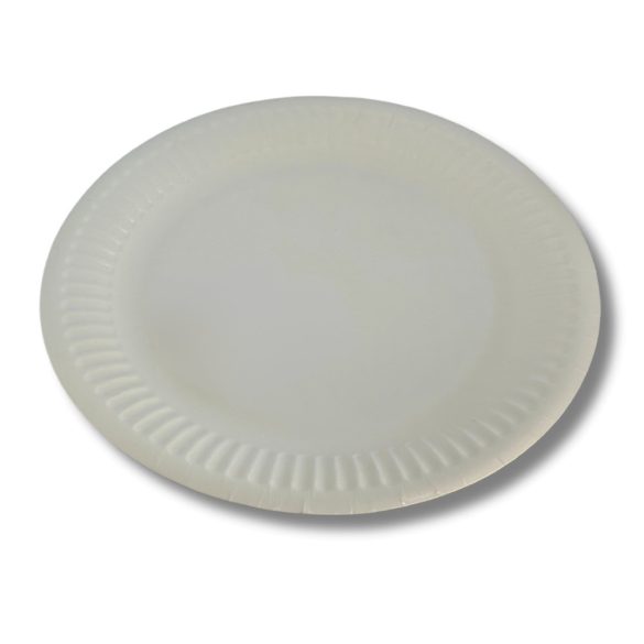 Papírtálca KEREK fehér 15 cm